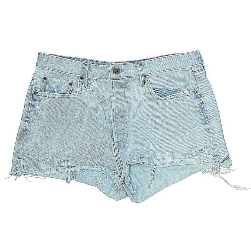 Grlfrnd 29 Women's Light Blue Denim Shorts